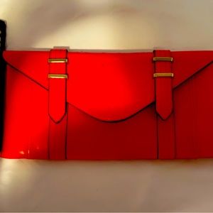 Cherry Red clutch bag